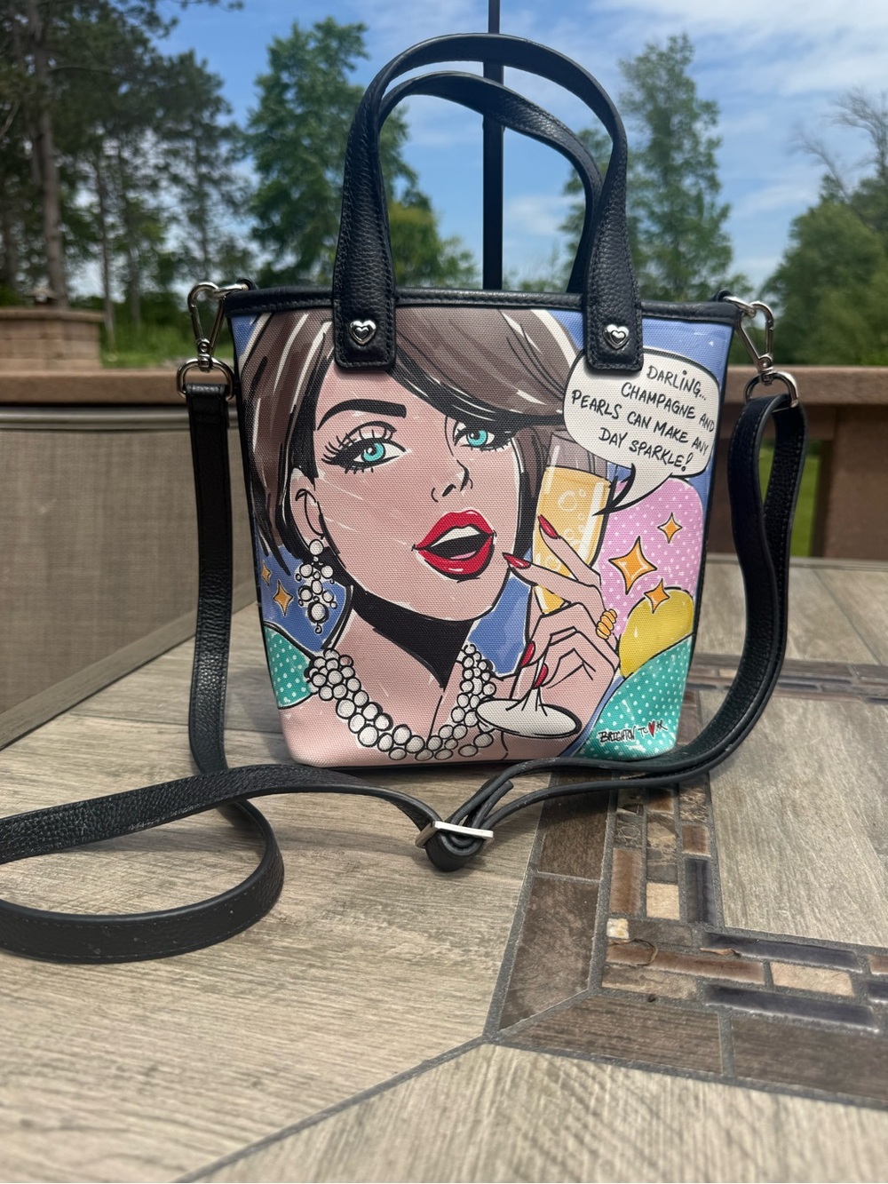NWOT Brighton Pop Star Crossbody Tote